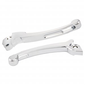 Pair of sport brake and clutch levers for Grimeca brake for Vespa 50/125/150/200 Special-Primavera-GT-TS-VBB-PX-Sprint 