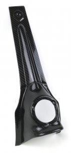 Front nose with hexagonal logo in carbon for Vespa 50&#x2F;90&#x2F;125 Special-NLR-Primavera-ET3 