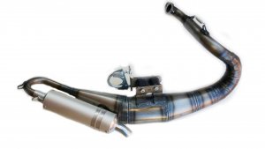 VMC Racing handcrafted expansion muffler for Vespa 50/90/125 Primavera ET3 