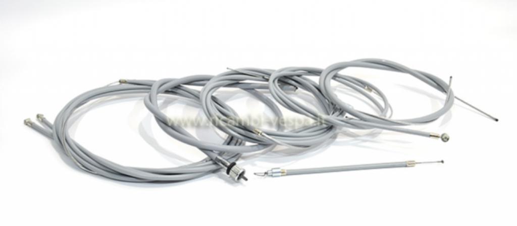 Complete cable kit with Teflon coated sleeves 