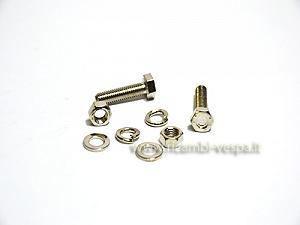 Nickel-plated screws kit for stand fastening 