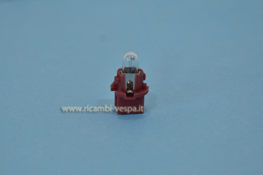Bulb with socket for speedometer cover 12V 1.2W 