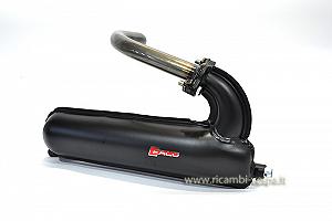 FACO Siluro exhaust, black painted 