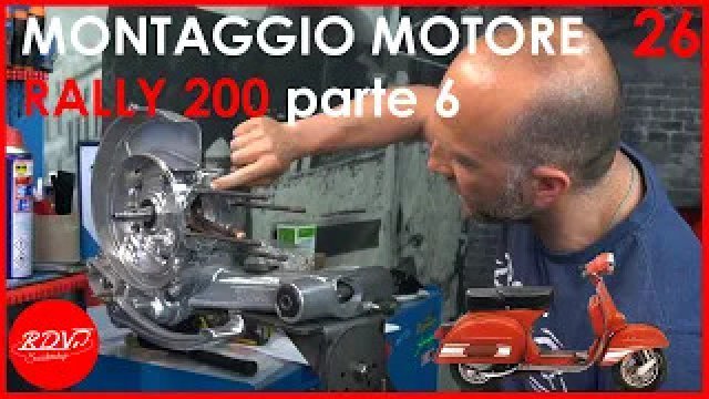 Restauro completo Vespa Rally 200 VSE1T - montaggio parte 26