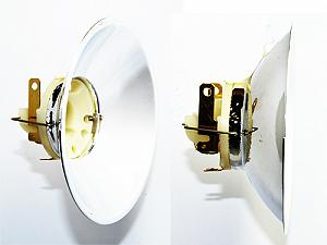 parabolic with lightbulb holder (115 mm.) 