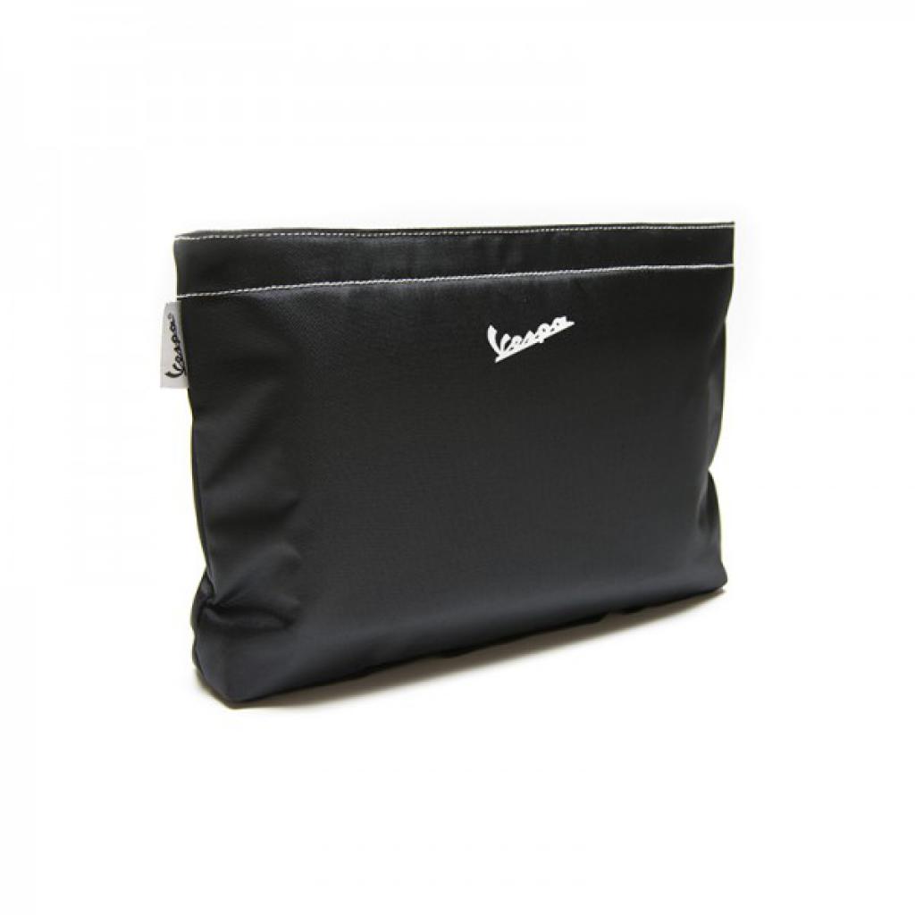 Vespa clutch bag in black nylon 