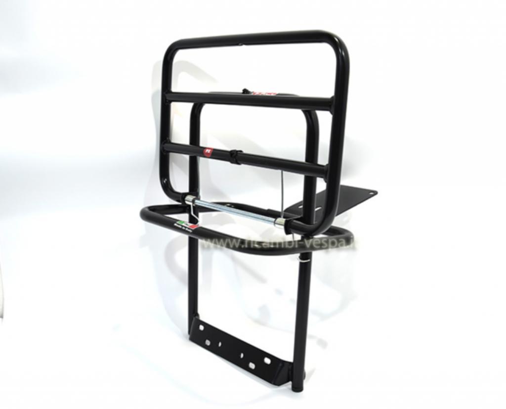 Black painted luggage carrier 