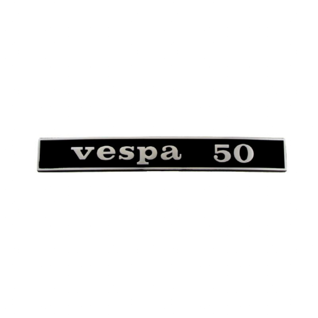 Nameplate Vespa 50 