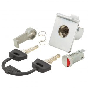 Top case chrome plated lock assembly kit 