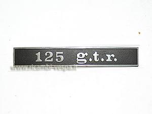 Nameplate 125 GTR 
