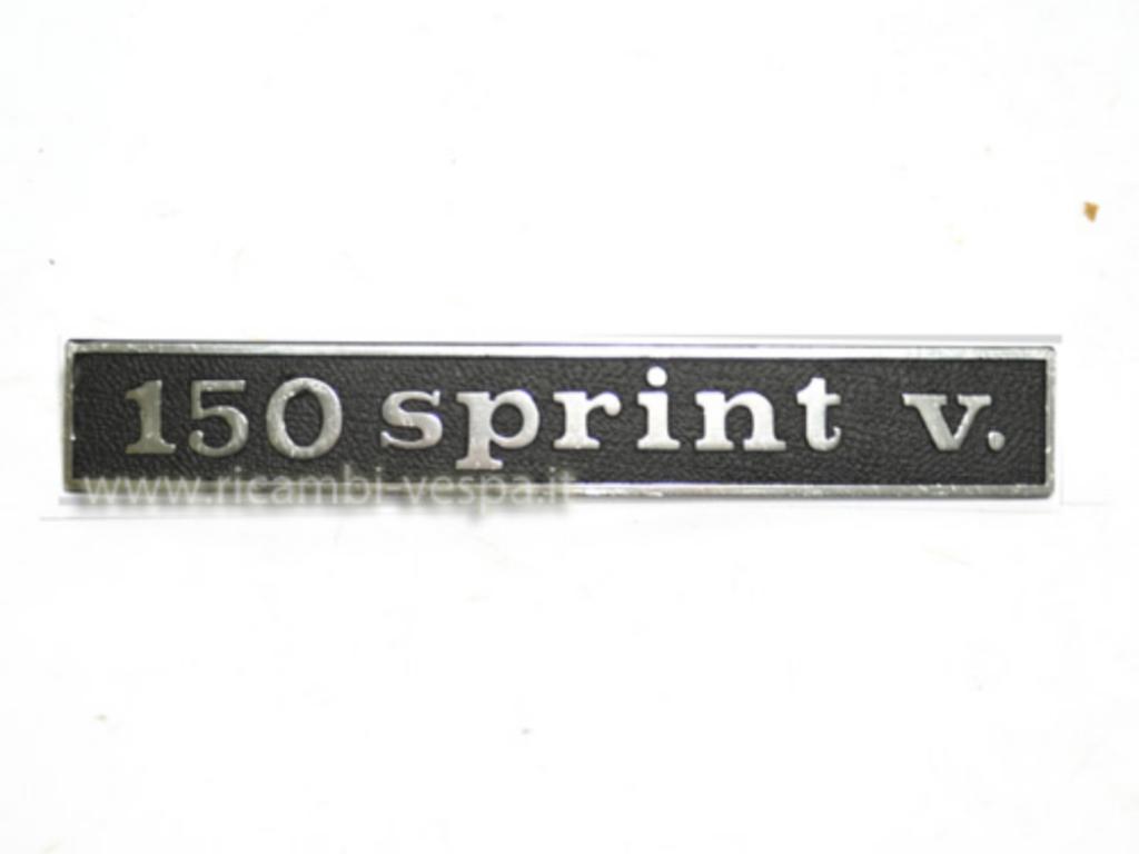 Nameplate 150 Sprint V. 