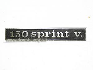 Nameplate 150 Sprint V. 