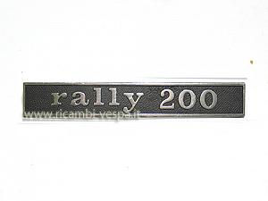 Nameplate Rally 200 