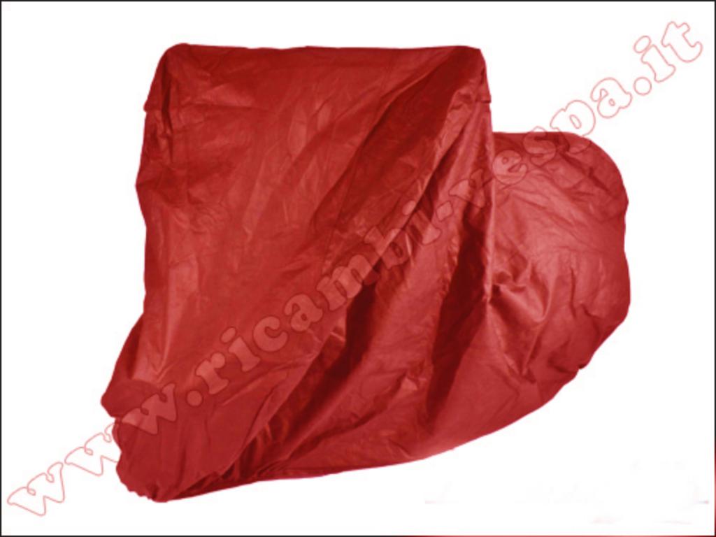Vespa external cover cloth, made of transpirant red fabric 