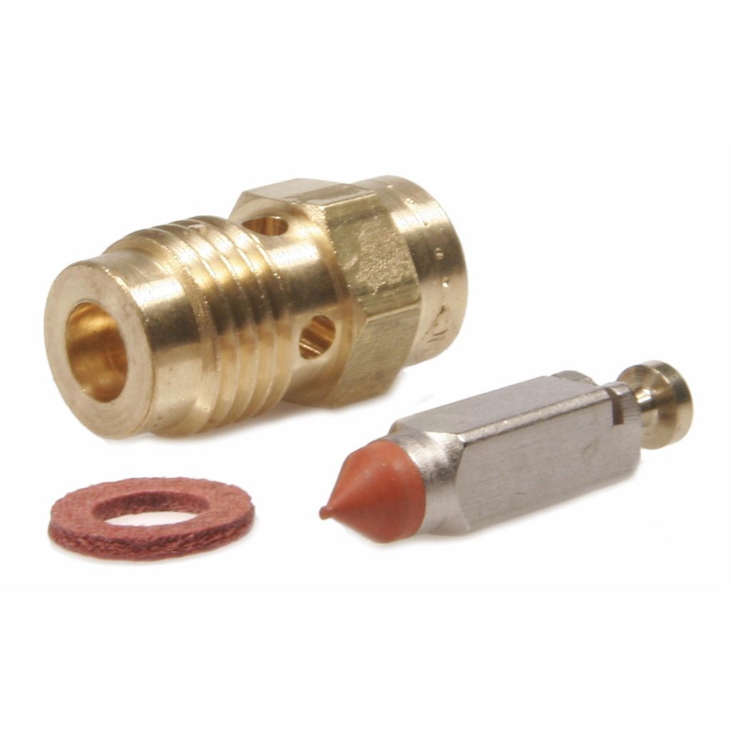 Sprung Pentagonal needle with Dell'orto 200 brass valve for PHB / VHSB 34LD / 38DD / VHSH / VHST carburetors 