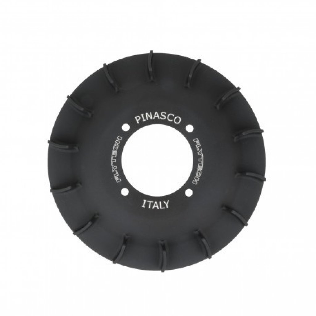 Pinasco "Airfanny" aluminium fan, polished black 