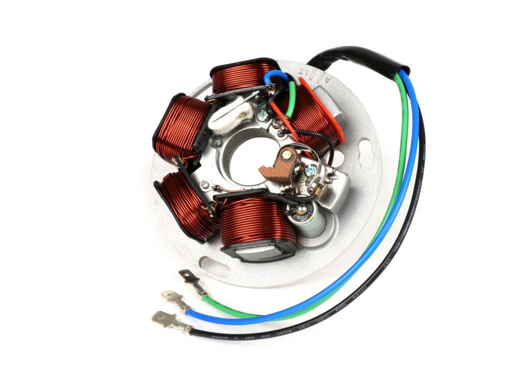 Complete stator BGM Pro ignition with points for Vespa 125/150 PX 